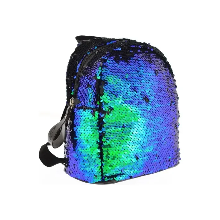 Рюкзак молодіжний "Yes" 557653 з паєтками GS-02 "Green Sequins" (Кнц7653)