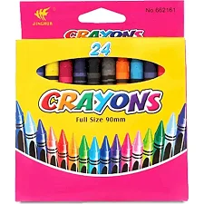 Крейда воскова Crayons, 8496-24B набір 24 кольори 0,9*80 мм,без етикетки (Нас9845)