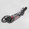Самокат двухколесный "Best Scooter" 60054-R (2) ФАРА, переднее колесо PU 230 мм, заднее колесо 200мм, 2 амортизатора, дисковый тормоз, зажим руля
