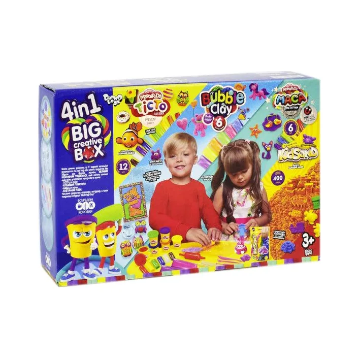 Набір креативної творчості "4в1 BIG CREATIVE BOX" BCRB-01-01U DANKO (Нас7902)