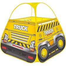 Детская палатка "Пирамида-Truck" MR 1116(Yellow) размер 99х80х80 см