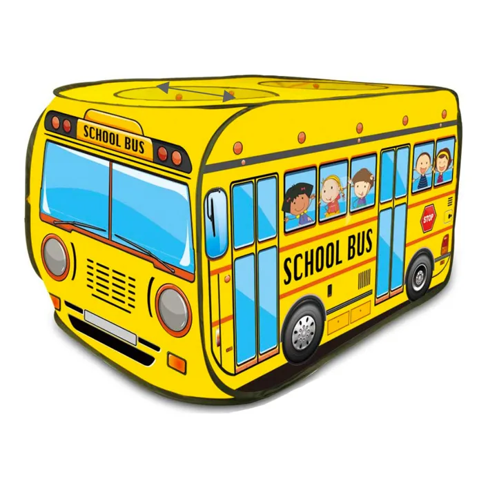Палатка детская "Школьный автобус" в сумке 606-8014D (Рез1866)