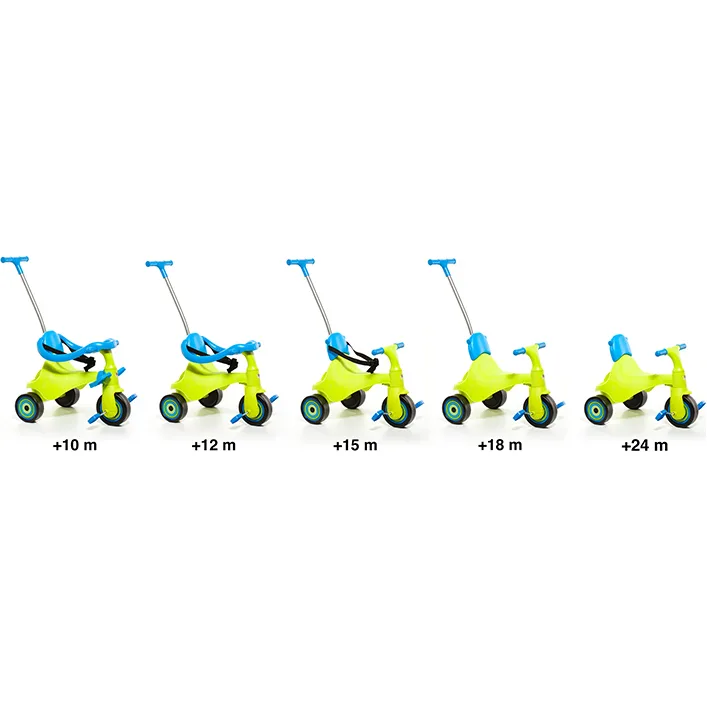 Велосипед трехколесный TRIKE II, зеленый Molto (62165)