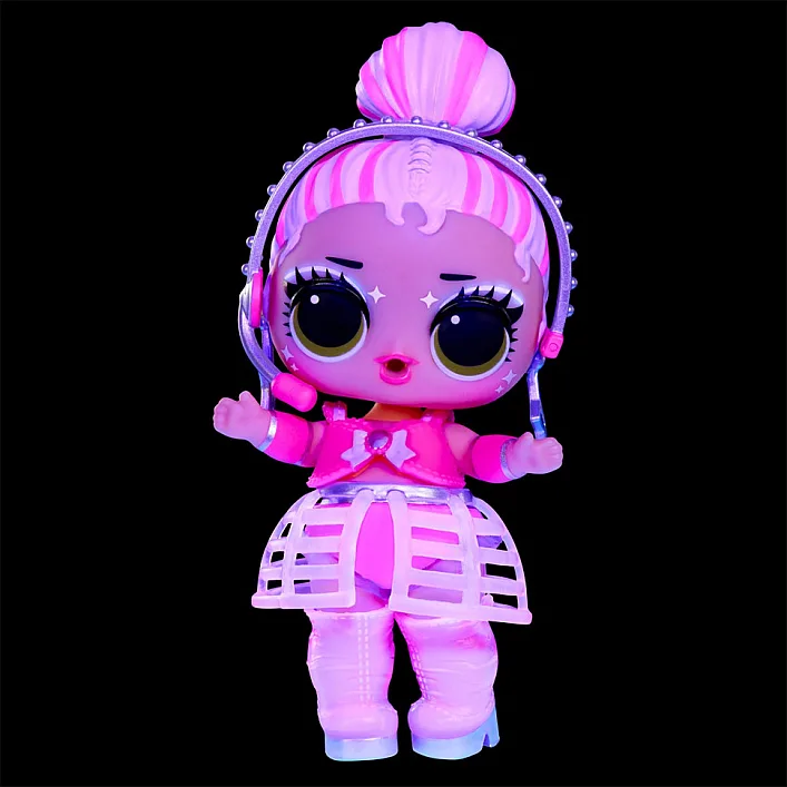 Игровой набор с куклой 120674 L.O.L. SURPRISE! серии "Neon Pop" - ЗВЕЗДЫ (в ассорт., в диспл.) (Лял6521)