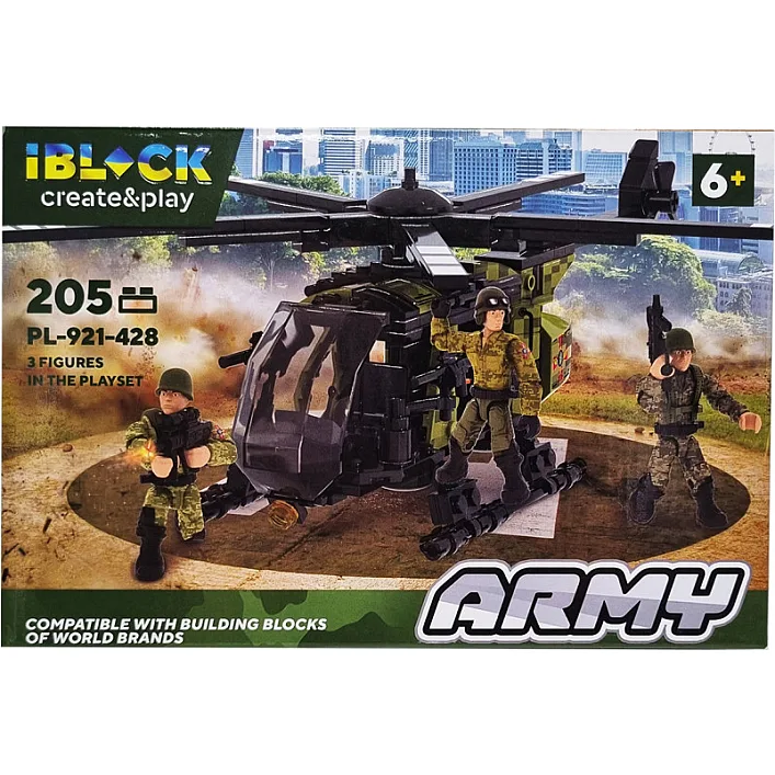 Конструктор Армия IBLOCK PL-921-428, 4 вида Вид 3