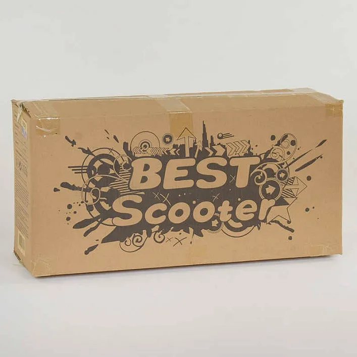 Самокат 5в1 13400 (1) Best Scooter, АБСТРАКЦИЯ, PU колеса, ПОДСВЕТКА КОЛЕС, в коробке