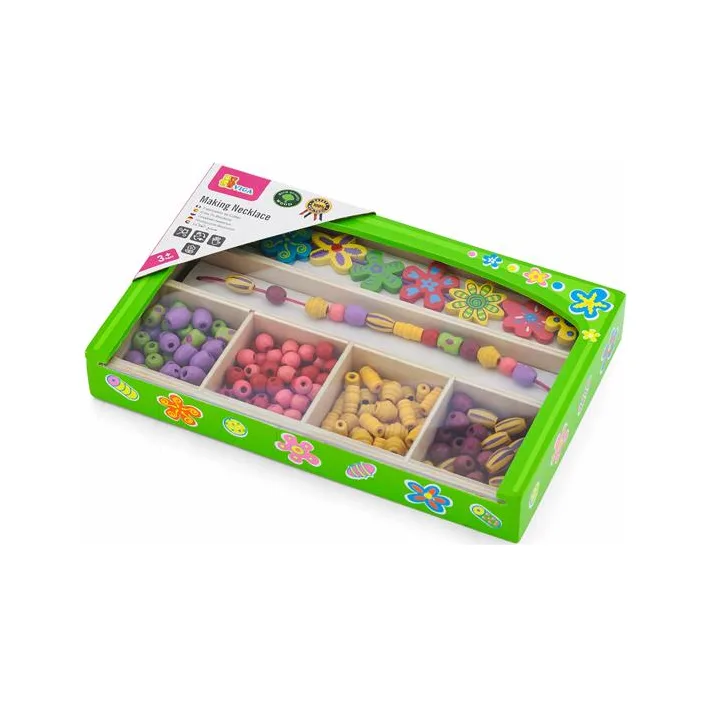 Набор для создания украшений Viga Toys Ожерелье из цветов (52730)