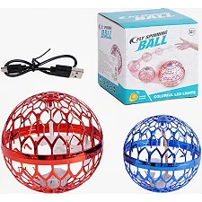 Летающий шар 868 C (100) 2 цвета, подсветка, USB-кабель, в коробке