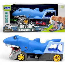 Трейлер с машинками "Devour Transporter: Акула"