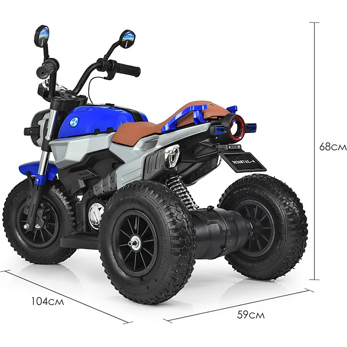 Дитячий електромобіль Мотоцикл Bambi Racer M 3687AL-4 до 60 кг