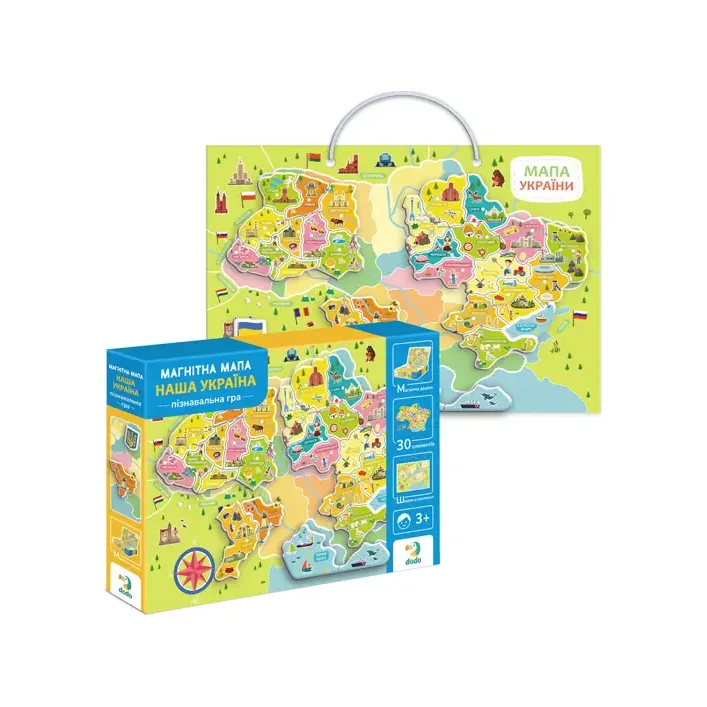 Магнитная игра "Карта Наша Украина" 200268 DoDo (Нас2988)