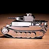 Коллекционная модель-конструктор Metal Time World of Tanks танк Pz.Kpfw. II Ausf. G (MT061)