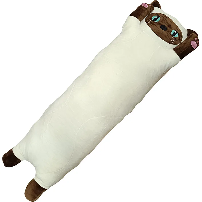 Мягкая игрушка "Кот батон" K15312, 105 см Белый