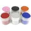 Набор глиттера для био-тату «№1 Большой» glitter-set-big-6x-1, 6 цветов по 12 мл