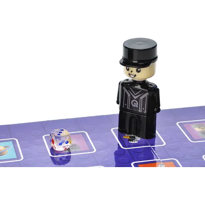 Конструктор "Block&Steps: Звездный Корабль" + ходилка и мемори игра 3в1, 40дет. QB300-105 qbee (Кон7635)