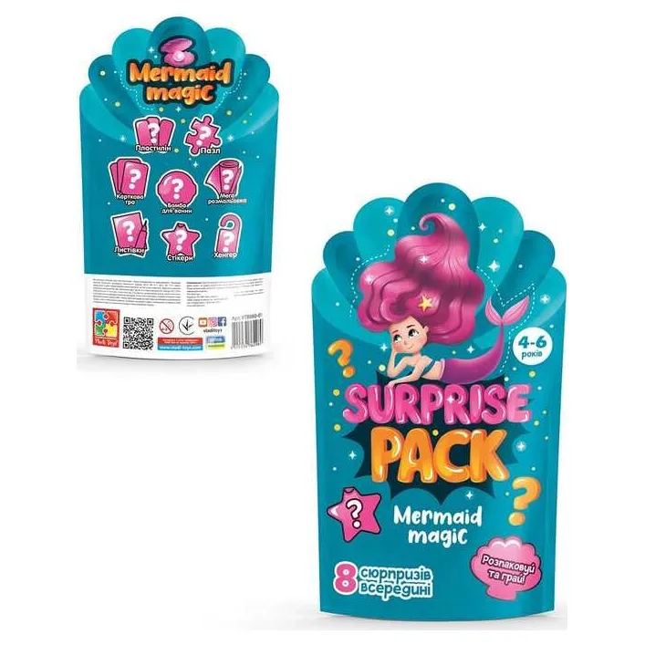 Набор сюрпризов "Surprise pack. Mermaid magic" VT 8080-01 (10) "Vladi Toys"