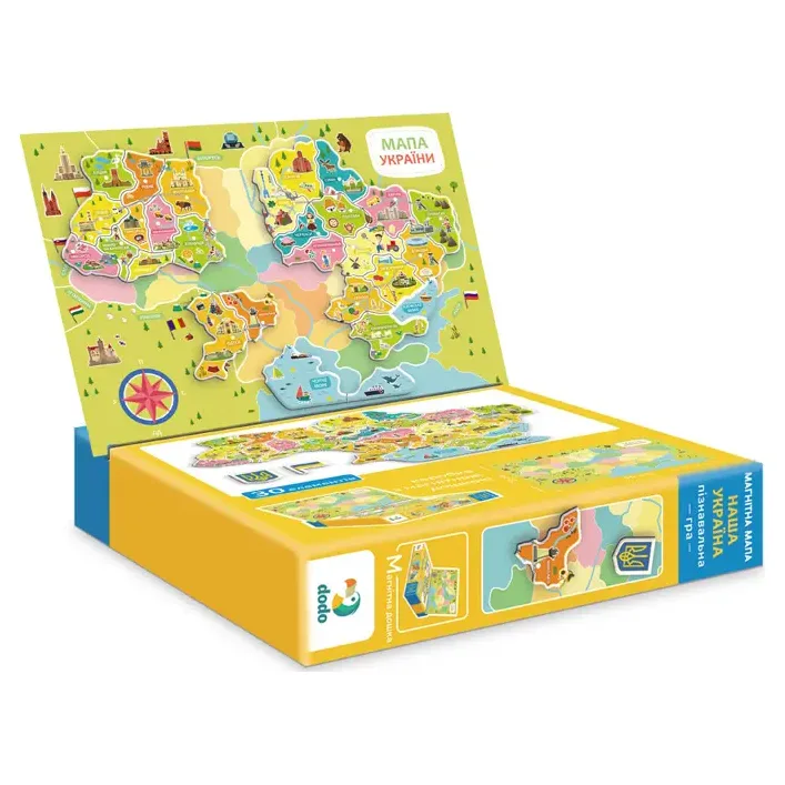 Магнитная игра "Карта Наша Украина" 200268 DoDo (Нас2988)