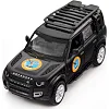 Автомодель серии Шевроны Героев - LAND ROVER DEFENDER 110 - ГУР МО (Маш6909)