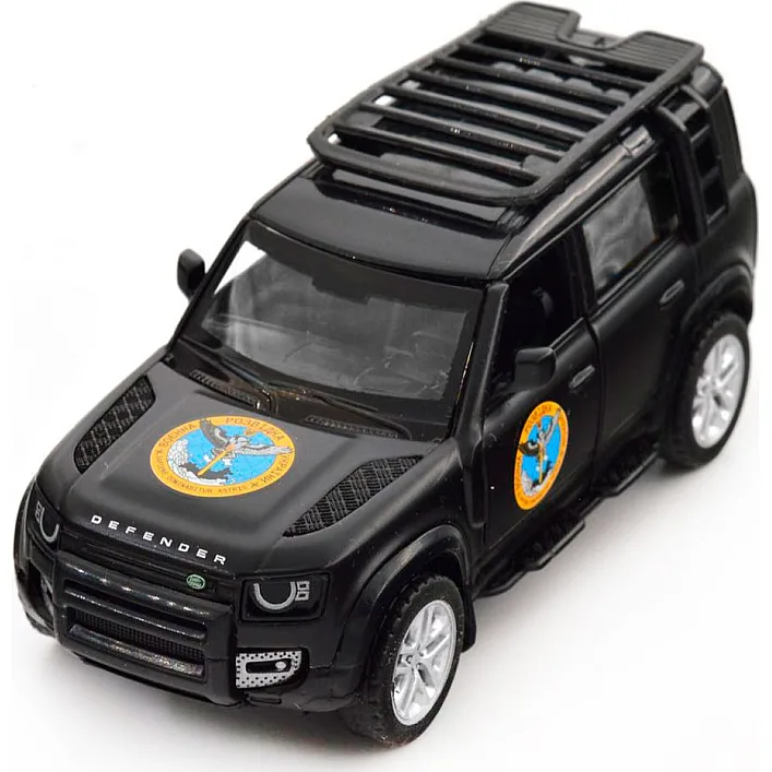 Автомодель серии Шевроны Героев - LAND ROVER DEFENDER 110 - ГУР МО (Маш6909)