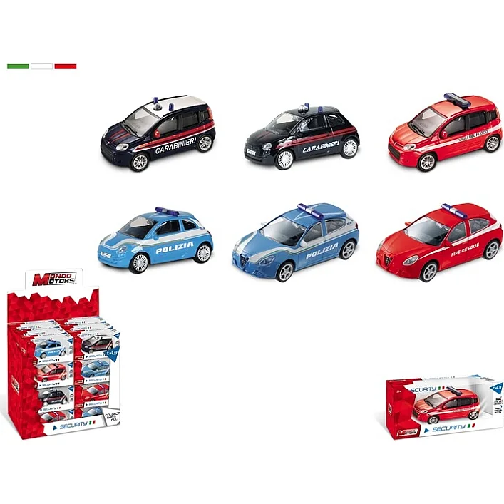 Автомодель Служба безпеки Італії 1:43 (в асортименті), Mondo (53012)