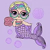 Набір для розпису по номерах для дітей "L.O.L. Surprise! Mermaids Miss Sea" 40х40 см. KHO6263 (Нас5260)