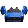 Электромобиль MASERATI S313 двухместный, кожаные сиденья, колеса, EVA, MP3, Р/К, 12В*14АH, 4*45W (Рез2313)