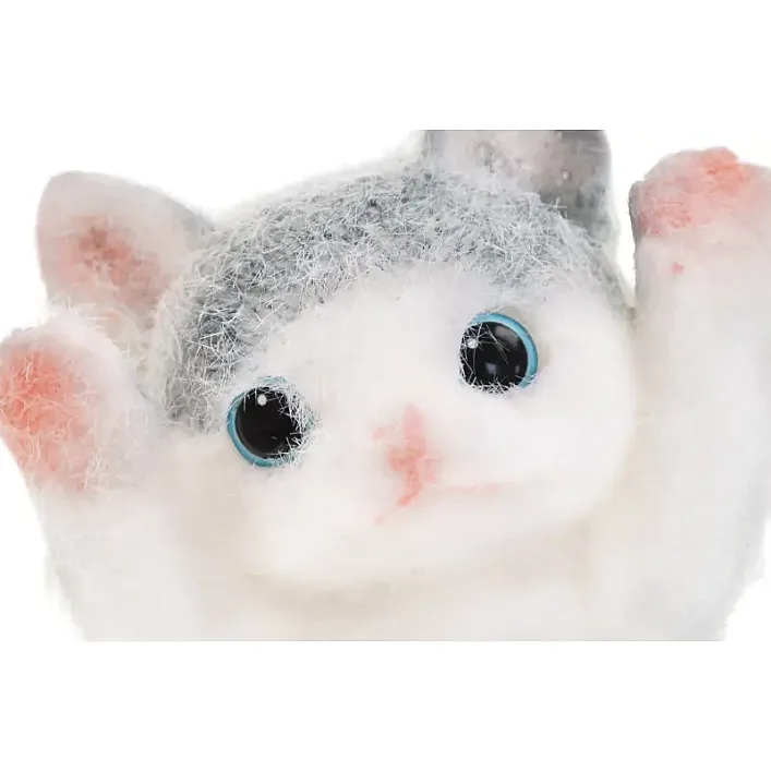 Антистресс сквиш Котик р.20*10см (в дисплее 4шт) (Рез4855)