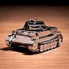 Коллекционная модель-конструктор Metal Time World of Tanks танк Pz.Kpfw. II Ausf. G (MT061)