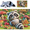 Пазлы с мягкой игрушкой "De.tail. Енотик" 260 деталей