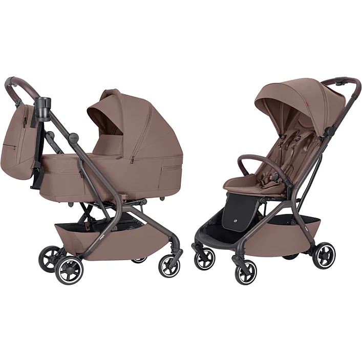 Коляска універсальна Magia CRL-6555 (2in1) Glace Pink CARRELLO