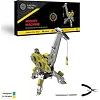 Коллекционная модель-конструктор Metal Time Mighty Machine Портовый кран механический двухцветный (MT055)