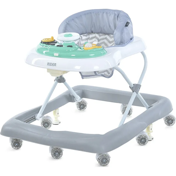 Ходунки детские RIDER ME 1185 Grey, световые и звуковые эффекты