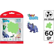 Паста для лепки, зеленая 60г, Madrid Papel (53566)