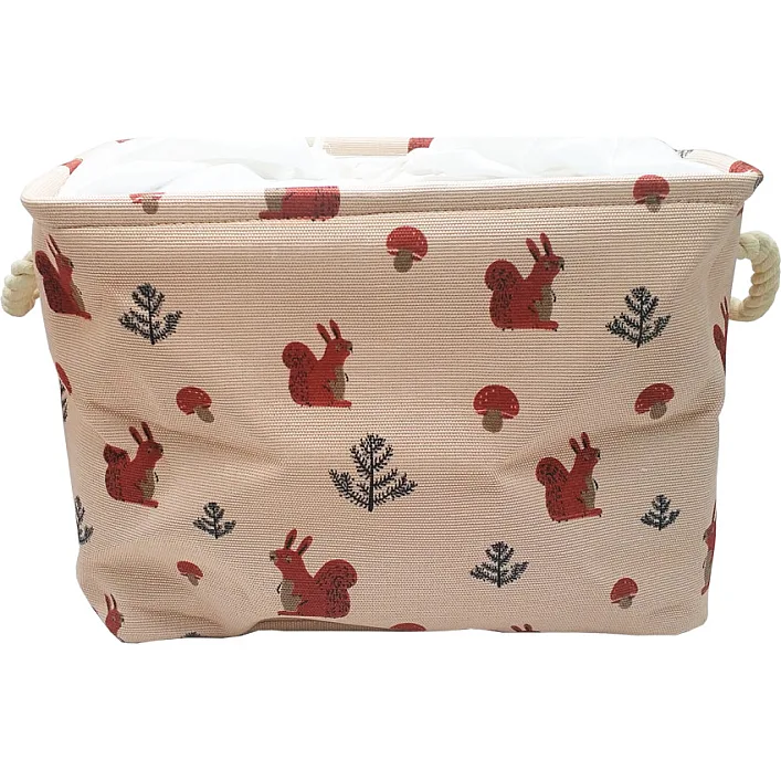 Корзина из хлопка Bambi CLR619 корзинки 35-25-26см Белка