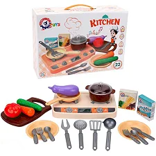 Кухня 5620 (5) звук, подсветка, пара, "Technok Toys", в коробке