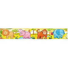 Деревянный пазл Viga Toys Джунгли 4 в 1, 48 эл. (50068)