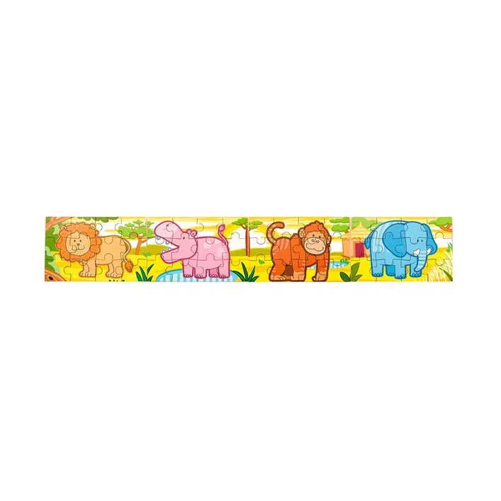 Деревянный пазл Viga Toys Джунгли 4 в 1, 48 эл. (50068)
