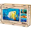 Деревянный пазл 4 в 1 "Морские жители" 15 элем. в рисунке PuzzleOK (Дер9653)