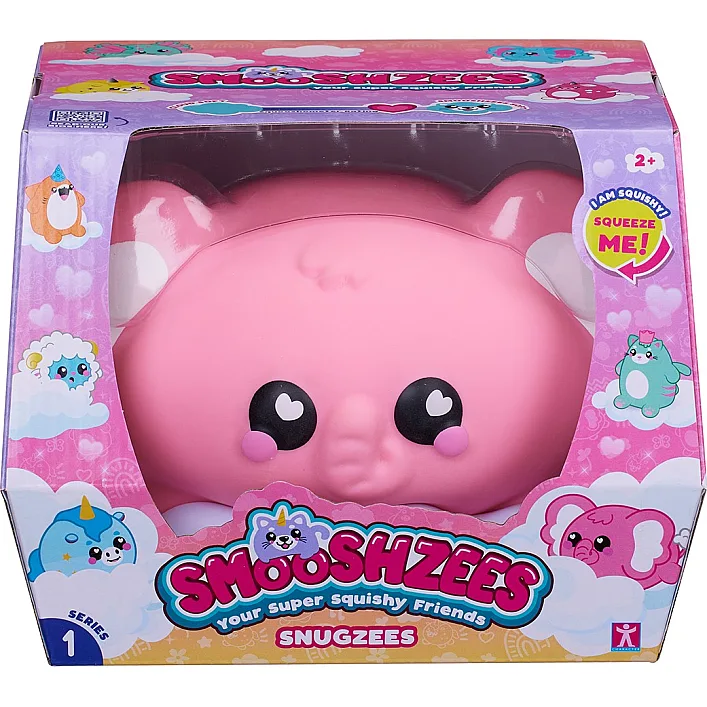 Коллекционная игрушка-антистресс Smooshzees серии Snugzees - Слон Баблз