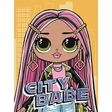 Набір для розпису по номерах для дітей "L.O.L. Surprise! O.M.G. City Babe" 30х40 см. KHO6277 (Нас5283)
