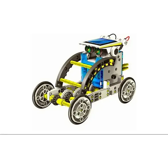 Робот-конструктор на солнечных батареях Solar Robot Kit 14 в 1 в коробке (Хло6581)
