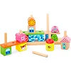 Деревянная пирамидка Viga Toys Городок (50043)
