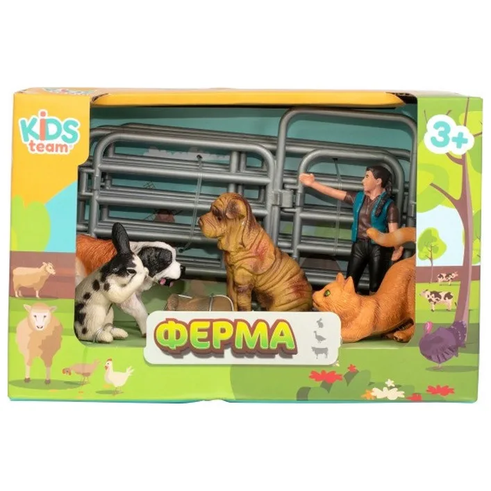 Детский игрушечный набор "Ферма" Q9899-X13_2 собаки, кошка, кролик