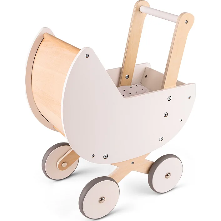Коляска для кукол с постельным бельем (белая) New Classic Toys (10760)