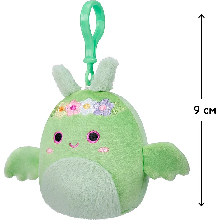 М'яка іграшка на кліпсі SQUISHMALLOWS – ДРАКОН ТОВ (9 cm)
