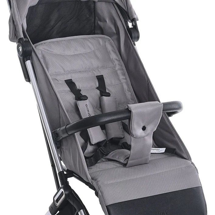 Коляска детская прогулочная LINK ME 1129 Silver Striped