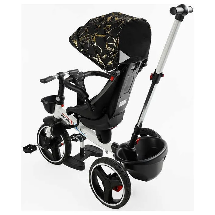 Велосипед 6390 &ndash; 10-960 BestTrike "Oscar" (1) ПОВОРОТНОЕ СИДЕНИЕ, РУЛЬ СОСТАВЛЯЕТСЯ, КОЛЕСА С ПРОГУЛИТЕЛЬНЫМ PU, КОРЗИНА, ТЕЛЕСКОПИЧЕСКАЯ РУЧКА