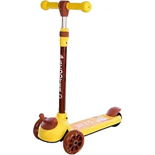 Детский самокат Bambi SC21011 колеса PU со светом Желтый