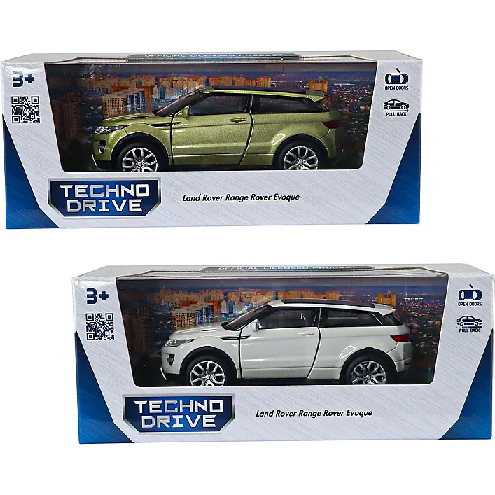 Автомодель - LAND ROVER RANGE ROVER EVOQUE (білий, зелений)