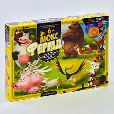 Гра велика наст. "Ферма ЛЮКС" G-FL-UA-01-01 / G-FL-01-02 УКР. (5) "Danko Toys"